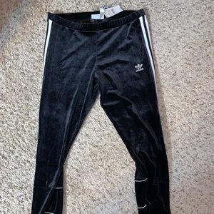 Brand new with tags, adidas velvet leggings